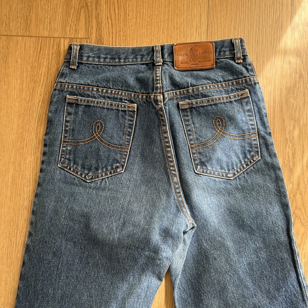 Rare VTG 1970s Ralph Lauren Western Jeans Size 29 Blue Jeans, 11" Rise